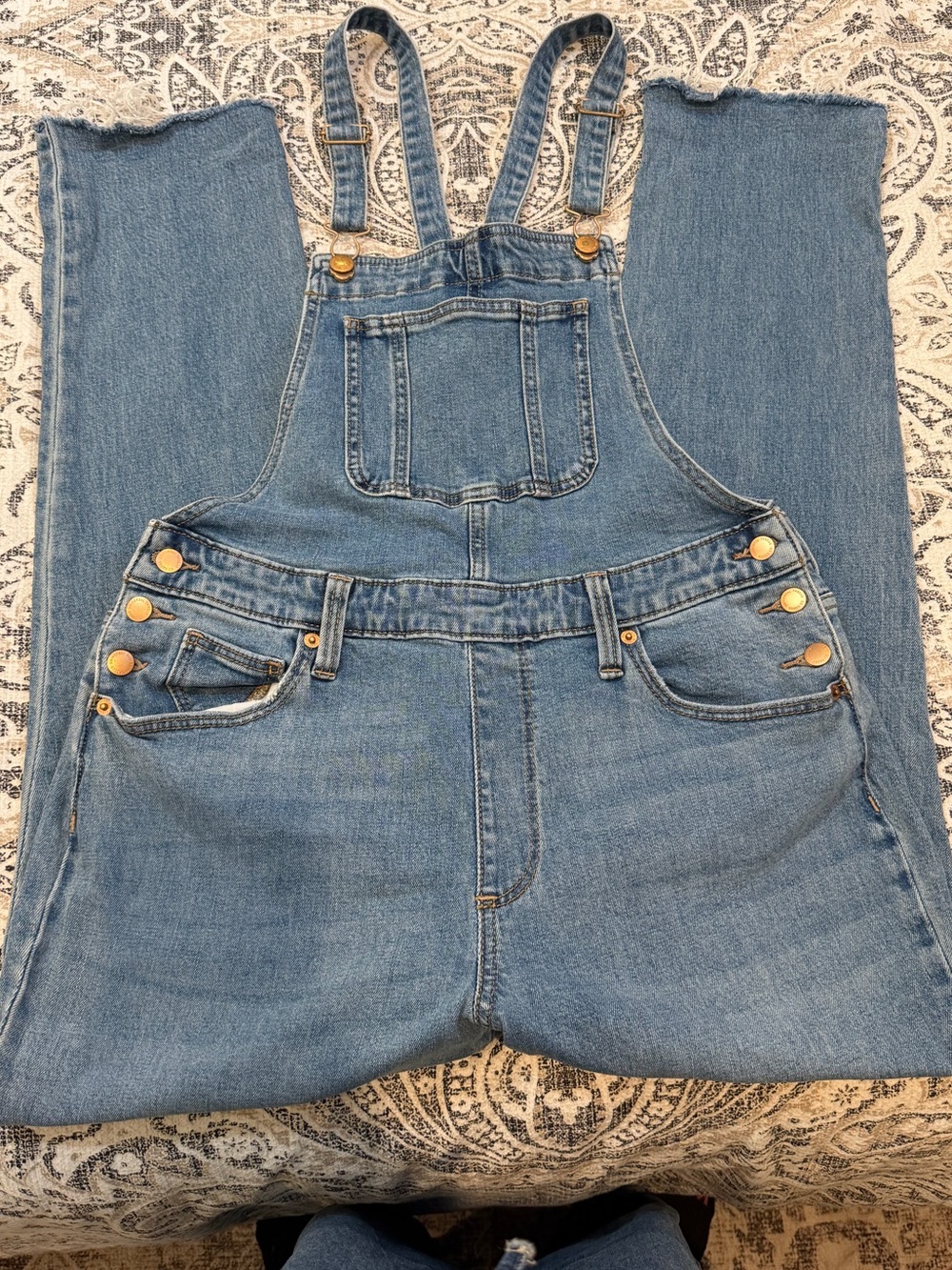 Universal Thread Light Blue Denim Women's Overalls